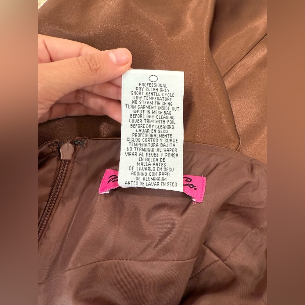 Morgan & Co. Brown vintage y2k Embellished dress - Picture 5 of 10